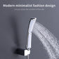 Modern Sleek High-Pressure Shower Head Set