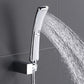 Modern Sleek High-Pressure Shower Head Set