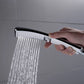 Modern Sleek High-Pressure Shower Head Set