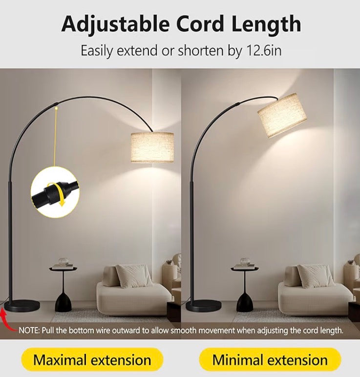 Lofty & Luxe Arc Floor Lamp