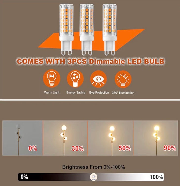 Mid Century Globe Floor Lamp