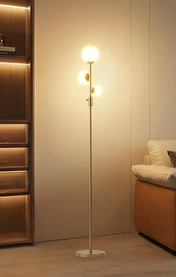 Mid Century Globe Floor Lamp