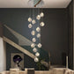 Nordic Glass Bubble Ball Chandelier