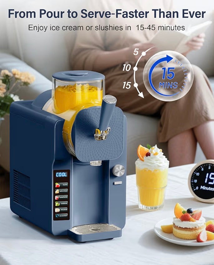 KW® FrostTwist Pro™ 2-in-1 Slush & Soft Serve System