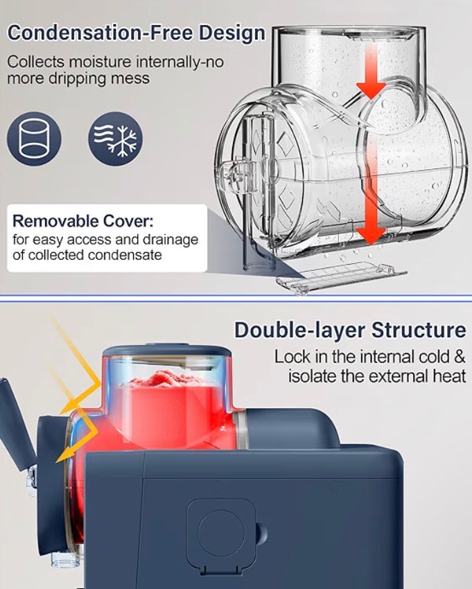 KW® FrostTwist Pro™ 2-in-1 Slush & Soft Serve System