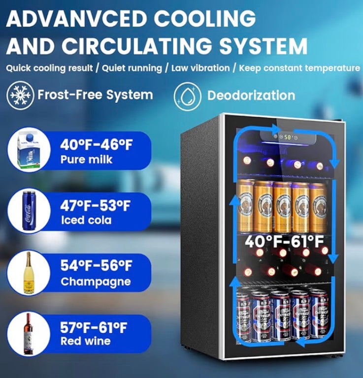 KW® ChillVault Pro™ Beverage Fridge