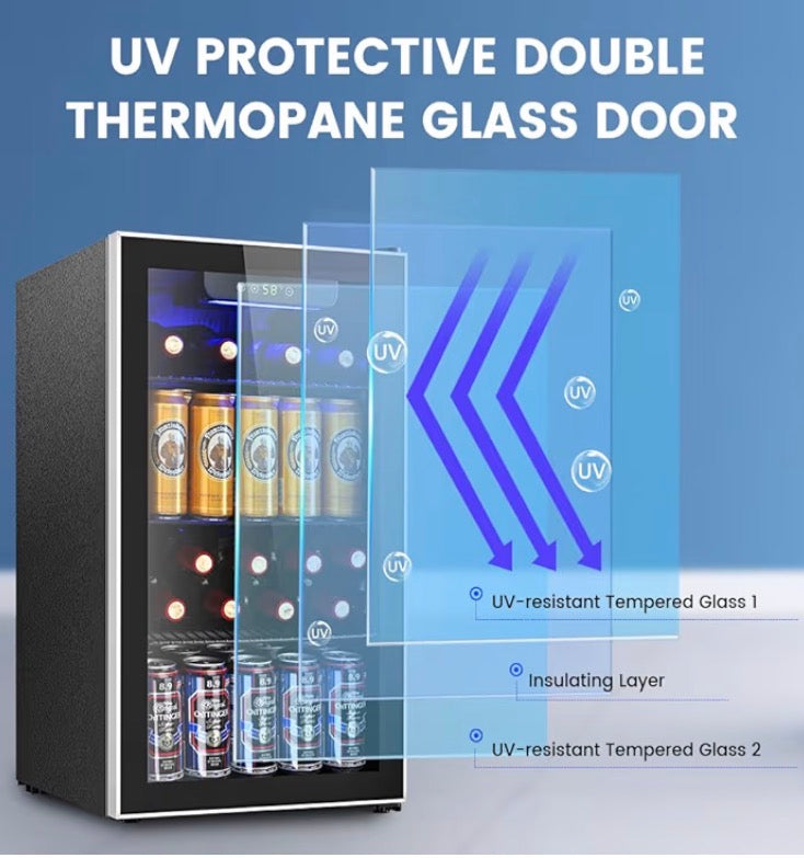 KW® ChillVault Pro™ Beverage Fridge