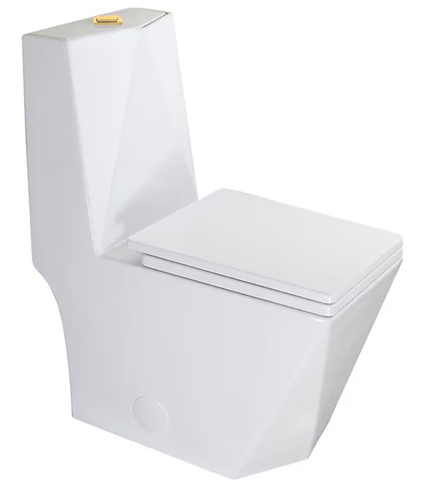 Modern Diamond-Shaped Toilet
