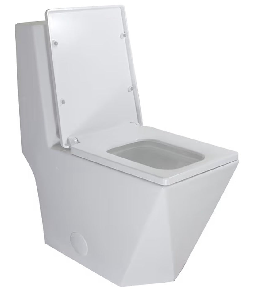 Modern Diamond-Shaped Toilet