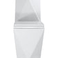 Modern Diamond-Shaped Toilet