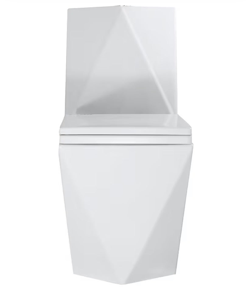 Modern Diamond-Shaped Toilet