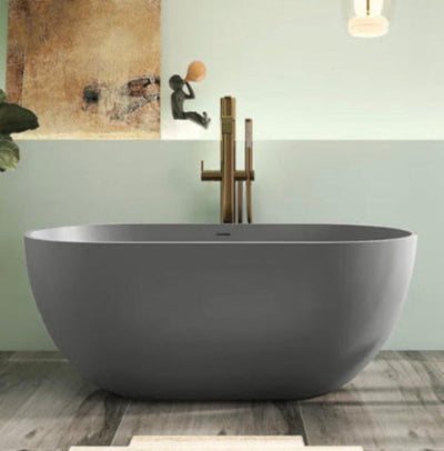 Modern Stone Resin Freestanding Tub