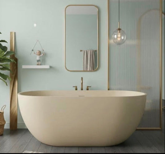 Modern Stone Resin Freestanding Tub