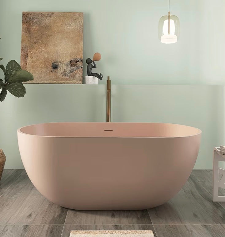 Modern Stone Resin Freestanding Tub