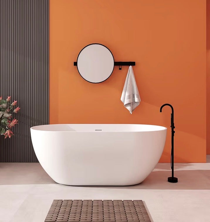Modern Stone Resin Freestanding Tub