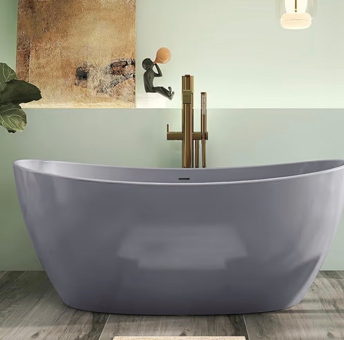 Contemporary Stone Resin Freestanding Tub