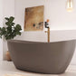 Contemporary Stone Resin Freestanding Tub