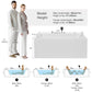 Jetted Hydromassage Whirlpool Bathtub