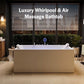 Jetted Hydromassage Whirlpool Bathtub