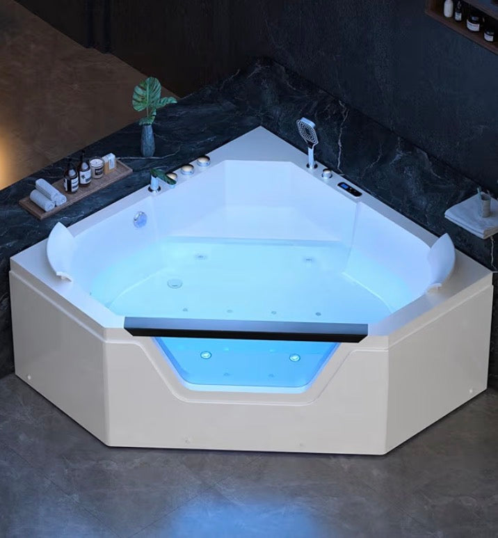 Jetted Hydromassage Whirlpool Bathtub