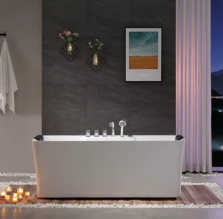 Jetted Hydromassage Whirlpool Bathtub