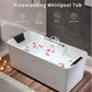 Jetted Hydromassage Whirlpool Bathtub