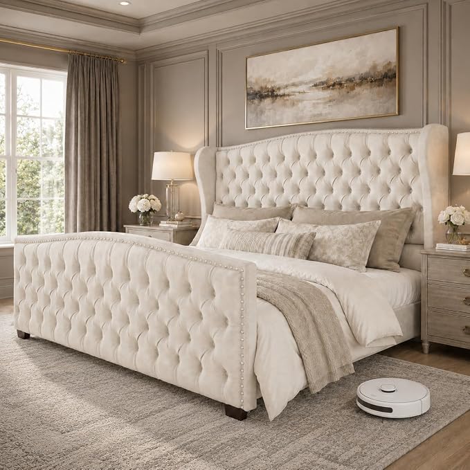 Modern Luxe Tufted Bed