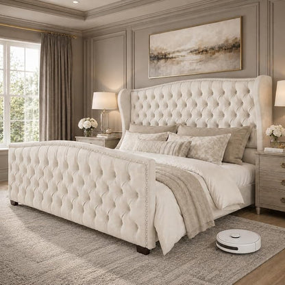 Modern Luxe Tufted Bed