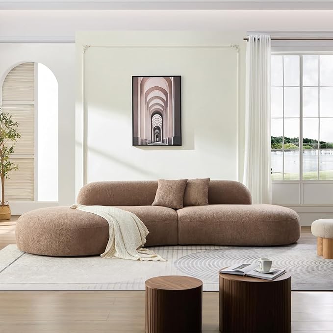 CloudCurve Bouclé Modular Sofa