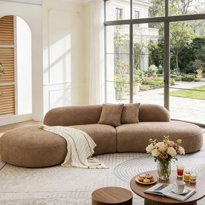 CloudCurve Bouclé Modular Sofa