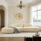 CloudCurve Bouclé Modular Sofa