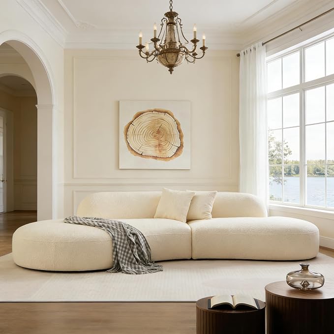 CloudCurve Bouclé Modular Sofa