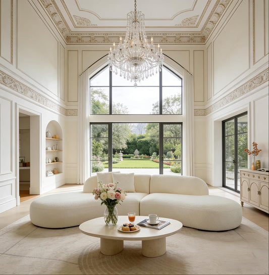 CloudCurve Bouclé Modular Sofa
