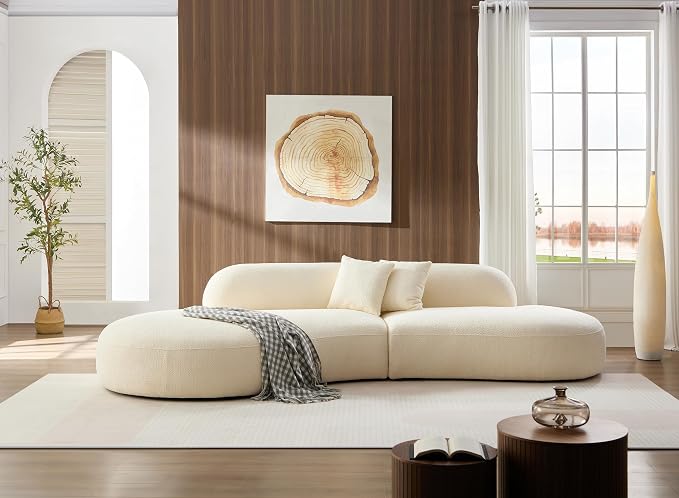 CloudCurve Bouclé Modular Sofa