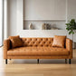 Heritage Tufted Leather Sofa