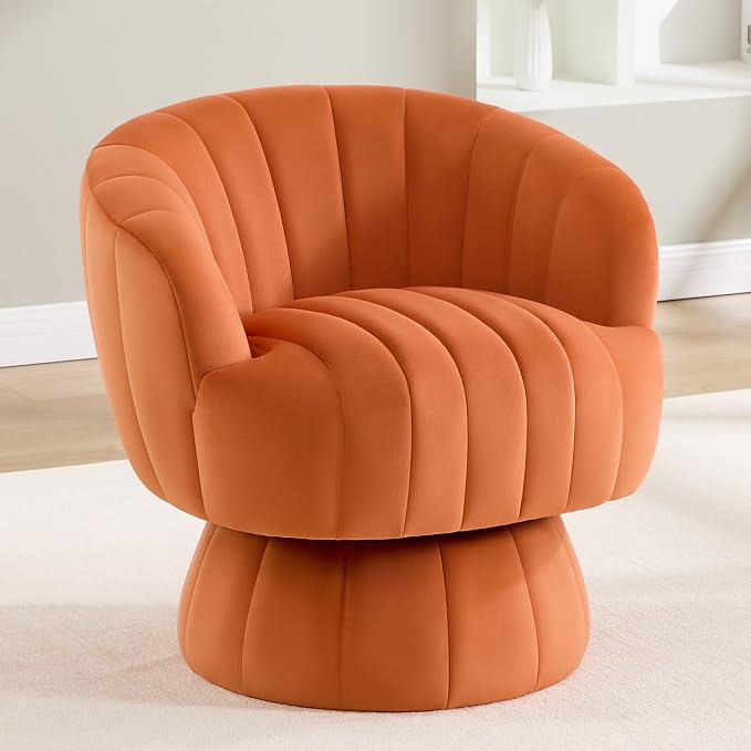 Serafina™ Velvet Swivel Accent Chair