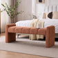 Modern Channel Tufted Upholstered Bench