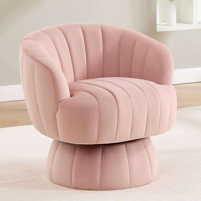 Serafina™ Velvet Swivel Accent Chair