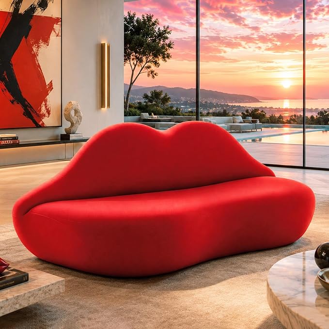 Art-Inspired Sculptural Lounge Chair