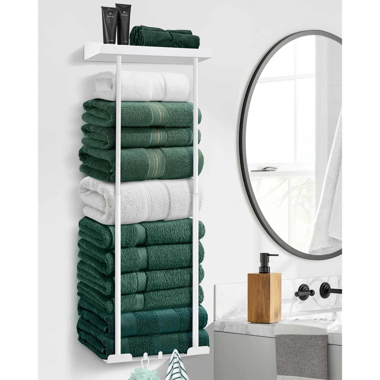 Wall Towel Rack