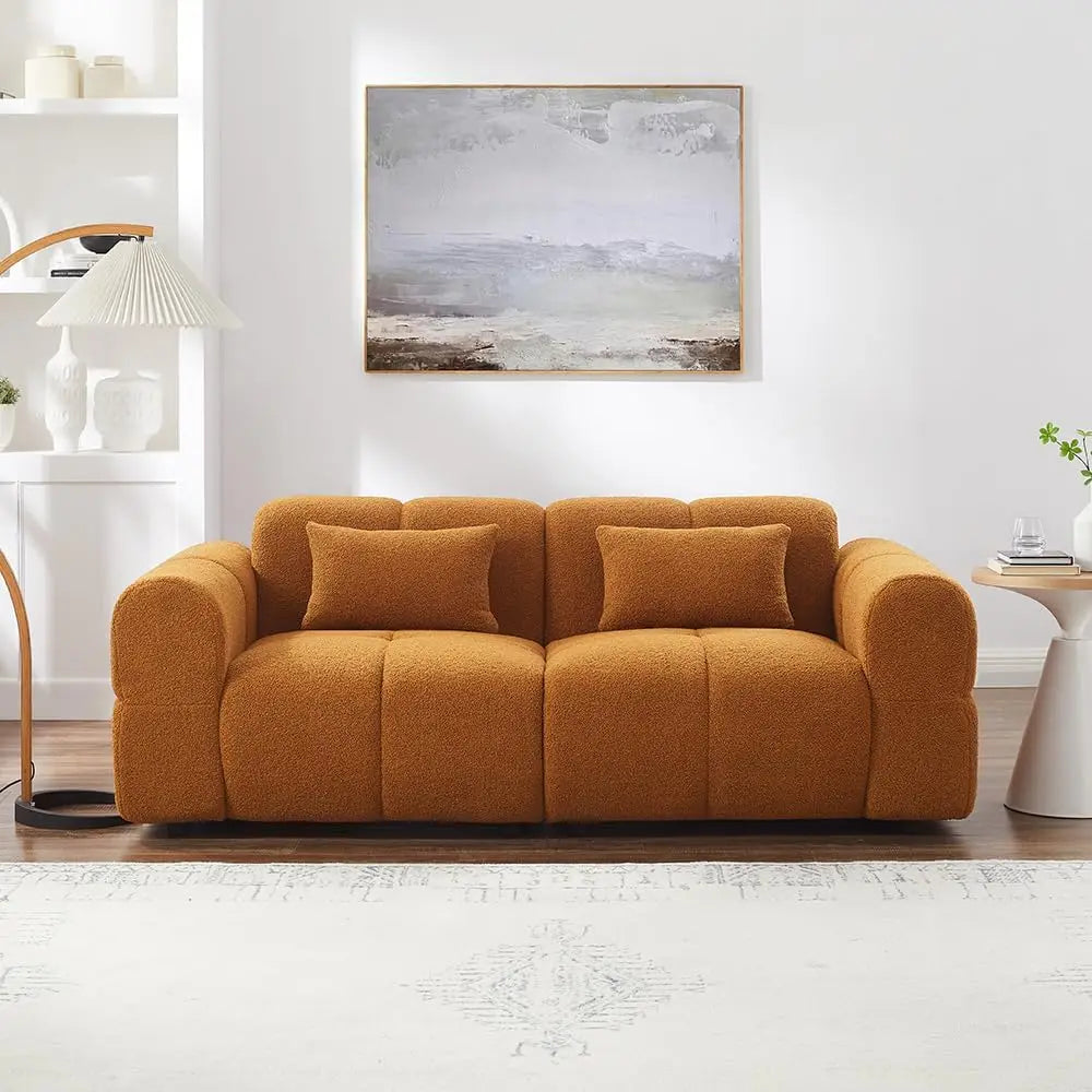 Modern Boucle Couch