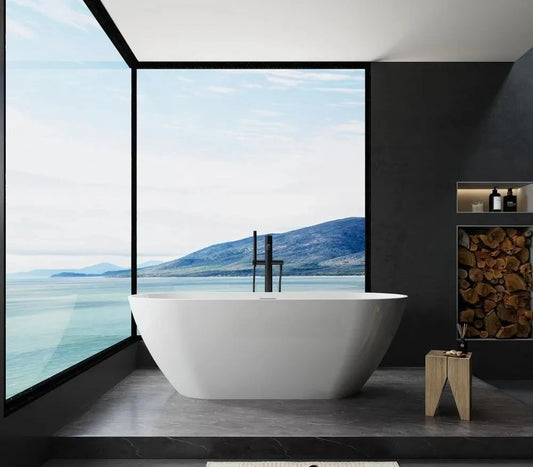 Modern 55" Acrylic Bathtub