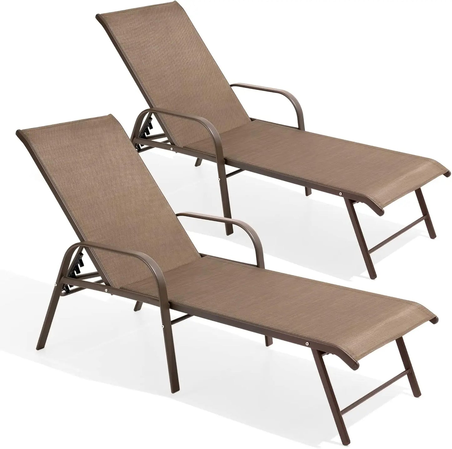 Aluminum Fabric Chaise Lounge Chair