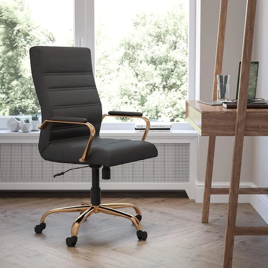 Modern Soft Leather Executive Swivel Office Chair