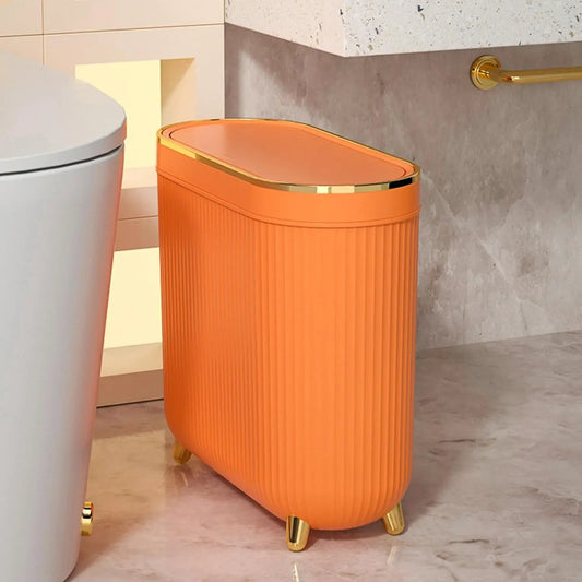 Modern Sleek Minimalist Waste Bin with Lid