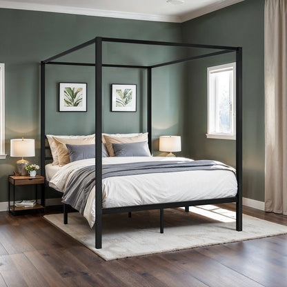 Modern Canopy Bed Frame