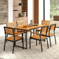 Acacia Wood Dining Table Set