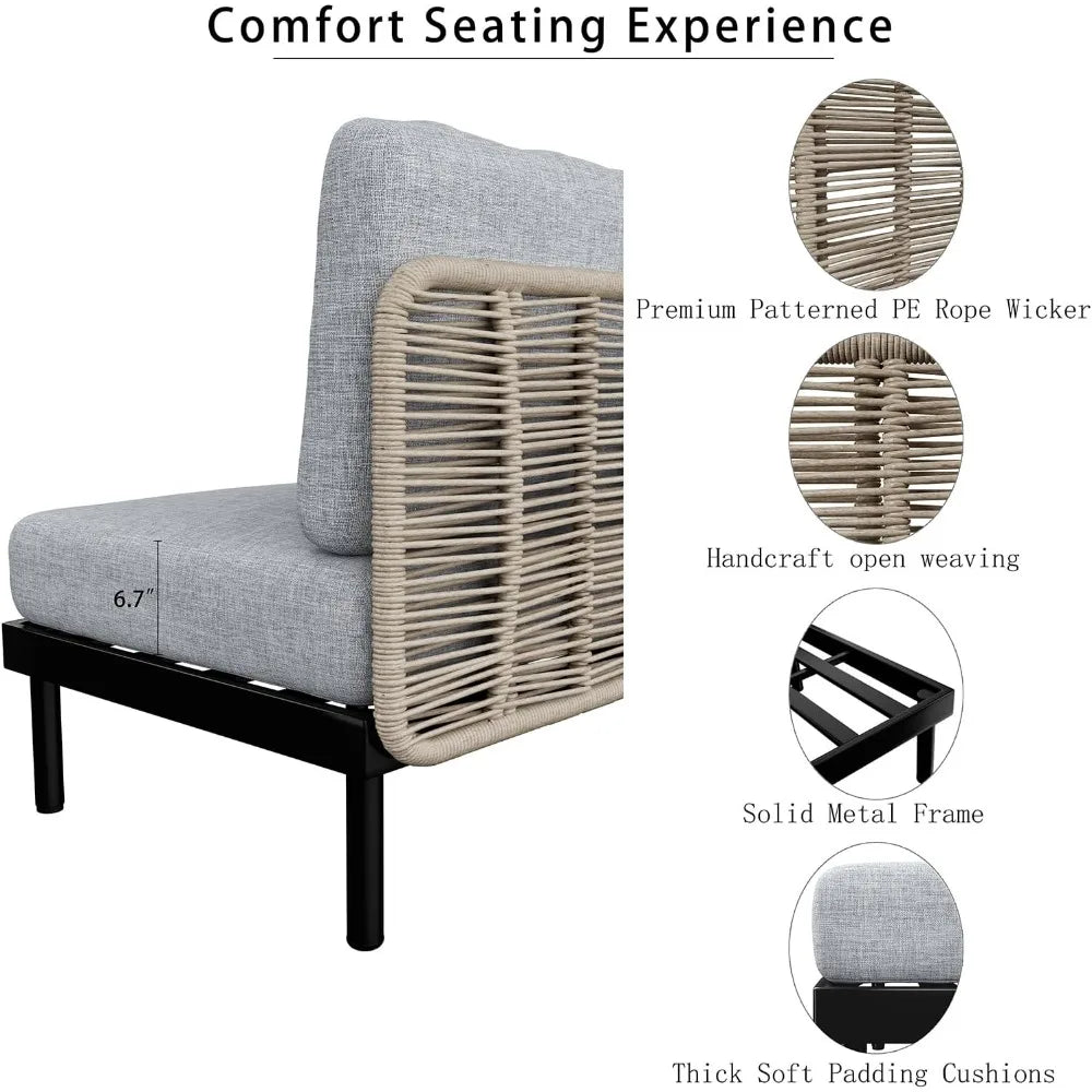 Woven Furniture Set
