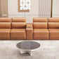 Modern Morocco 4-Seat Power Reclining Sectional Sofa