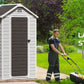 Resin Outdoor Storage Shed with Floors and Window